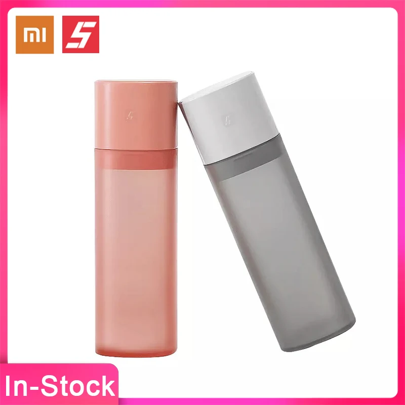 

Новая дорожная дезинфицирующая чашка Xiaomi FIVE, коробка для хранения зубных щеток, портативная многофункциональная чашка для чистки и стерили...
