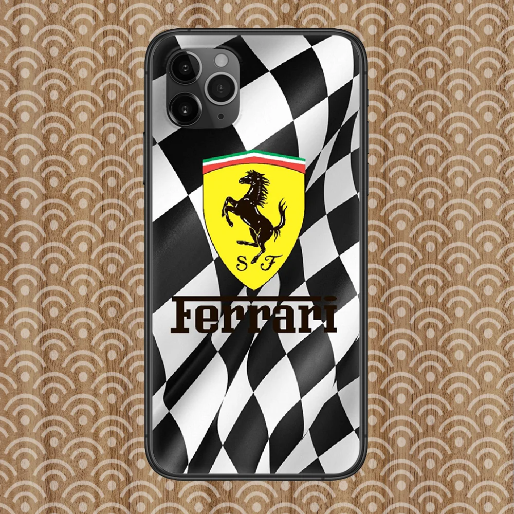 

Sport Ferraris Car Super Phone Case Cover Hull For iphone 5 5s se 2 6 6s 7 8 12 mini plus X XS XR 11 PRO MAX black luxury prime
