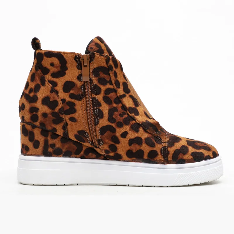 Женские ботильоны на танкетке удобные кроссовки платформе повседневные женские