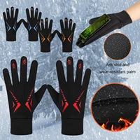 autumn winter men women gloves touch cold waterproof windproof gloves outdoor sports warm thermal fleece running ski gloves l5
