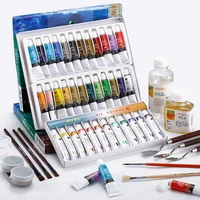 121824 colors 12 ml paint oil painting for artists aluminum tube drawing painting hand painted school stationery art supplies