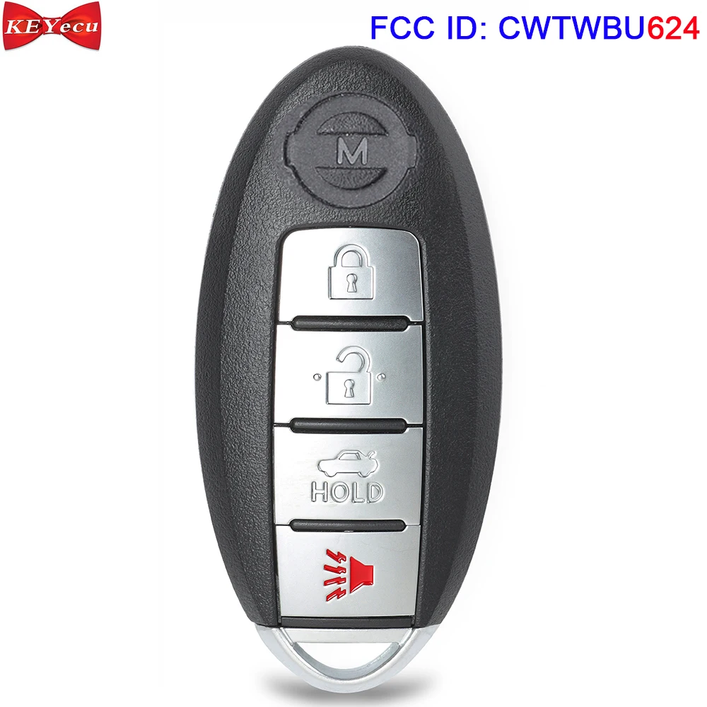 KEYECU для Nissan Armada 2008 2009 2010 2011 2012 2013 2014 2015 дистанционный Автомобильный ключ Fob 315 МГц FCC