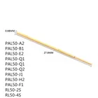 100 шт латунный никелированный компрессионный тестовый зонд PAL50 - A2  B1  E2  Q1 Q2  J1  H2  F1 диаметр 0,68 мм