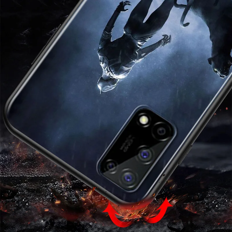 

Black Panther Marvel Avengers Super Hero For Huawei Honor V9 Play 3E 8S 8C 8X MAX 8A 2020 Prime 8 7S 7A Pro 7C Black Phone Case