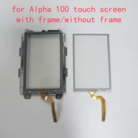 original touch screen with frame for garmin alpha 100 touch digitizer alpha100 handheld gps panel replacement maintenance parts