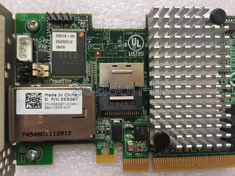 lsidell megaraid 9280 4i4e 4 инт 4 ext sassata 6 г raid карта dell 55g6t free global shipping