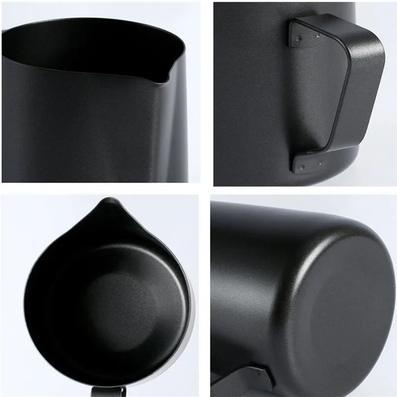 

Non-Stick Stainless Steel Pitcher Milk Frothing Jug Espresso Coffee Pitcher Barista Craft Coffee Latte Milk Jug Pitcher 600Ml