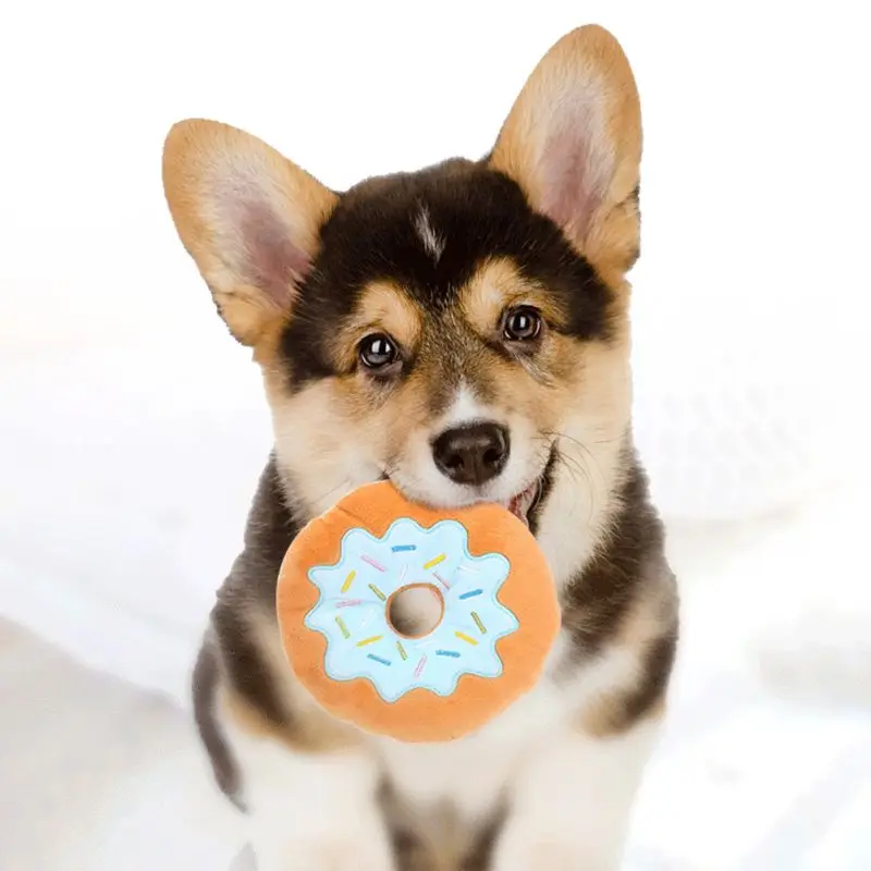 Плюшевый мягкий пончик Пончик еда задняя подушка седло набор плюшевых игрушек