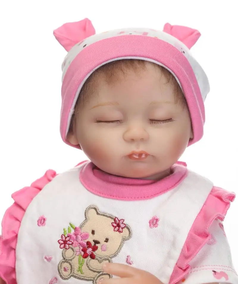 Reborn Baby Doll Twins с магнитной пустышкой 16 дюймов спящий мальчик и девочка Bebes