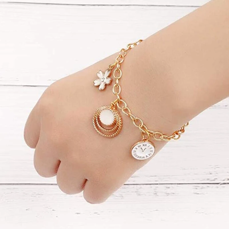 

12 Pcs Chain Bracelets Metal Plated Link with OT Toggle Clasps Jewelry Bangle R2LE