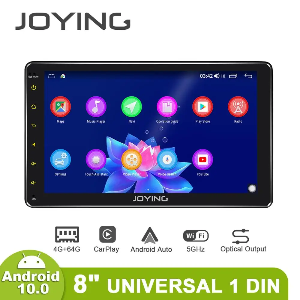 Автомобильное радио 1 din универсальное 8 "IPS 1280*720 4 Гб RAM + 64 ROM Стерео Авторадио GPS