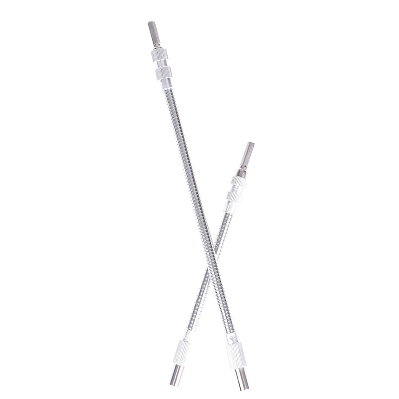 

Multi Electric Drill Screwdriver Bit Snake Flexible Hose Cardan Shaft 1/4 6.35mm Connection Soft Metal Extension Rod Link Tool
