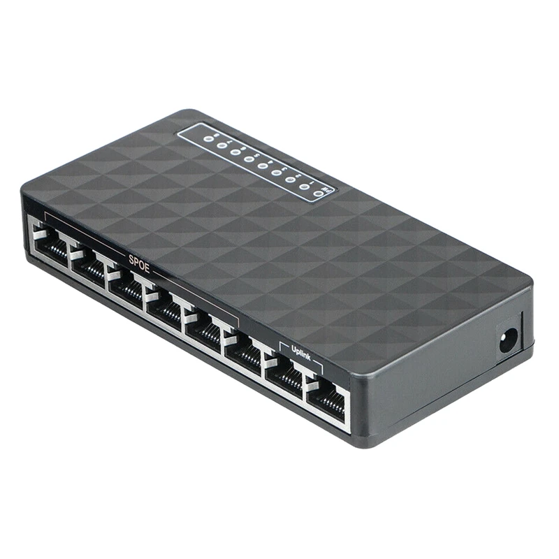 10/100 Мбит/с 8 портов Poe Ethernet Lan Настольный сетевой Переключатель концентратор