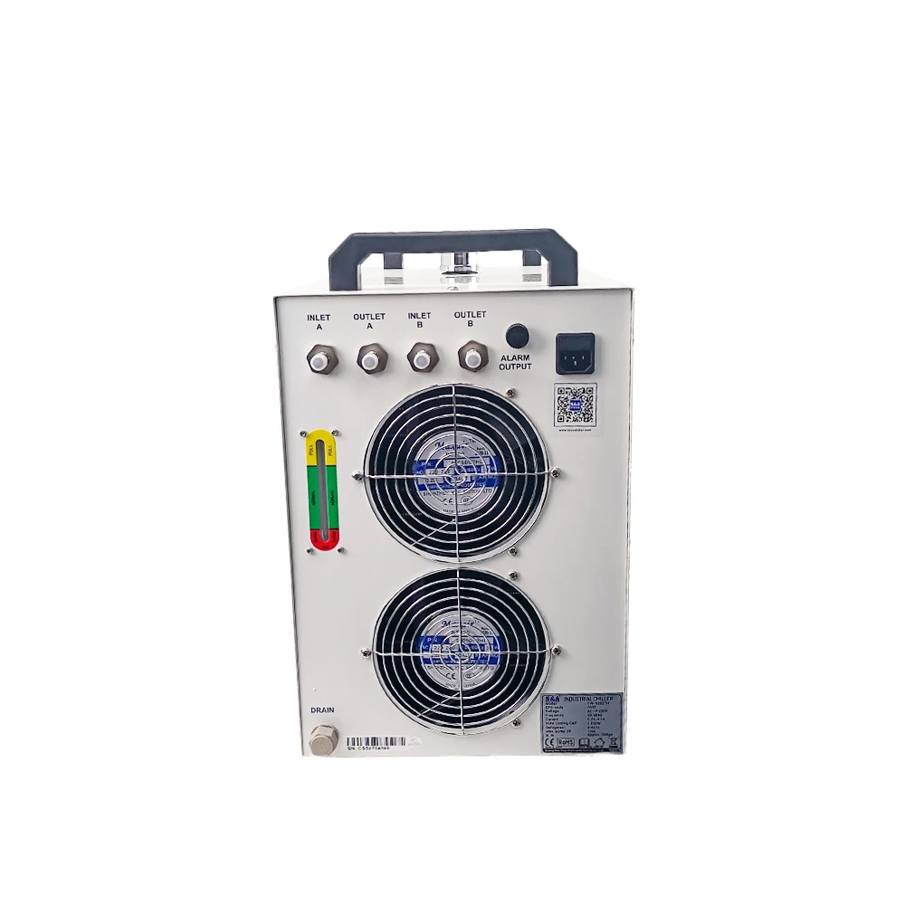 S & A Teyu CW5200 Industrial SHZR 220V CW 5000 водяной охладитель для охлаждения трех 100 Вт четыре 80 CO2