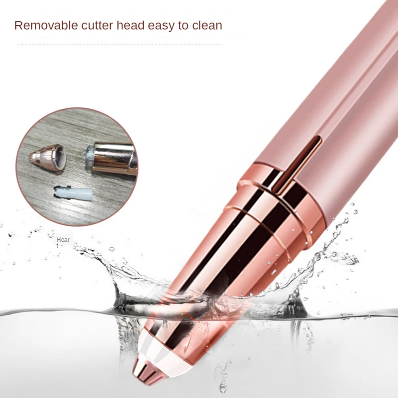 Средство для удаления волос бровей эпилятор мини бритва безболезненная личный