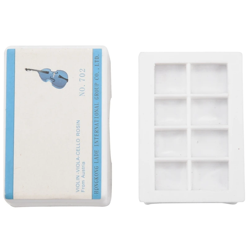1 Pcs 702 Transparent Red Resin Mini Rosin & Adjustable Violin Bridge Maple 4/4 Size Fitted Parts | Спорт и развлечения
