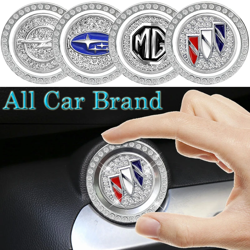 

1pcs Car One-button Start Button Sticker Automotive Goods Stickers for Buick Accessories Regal Lacrosse Encore Enclave Envision