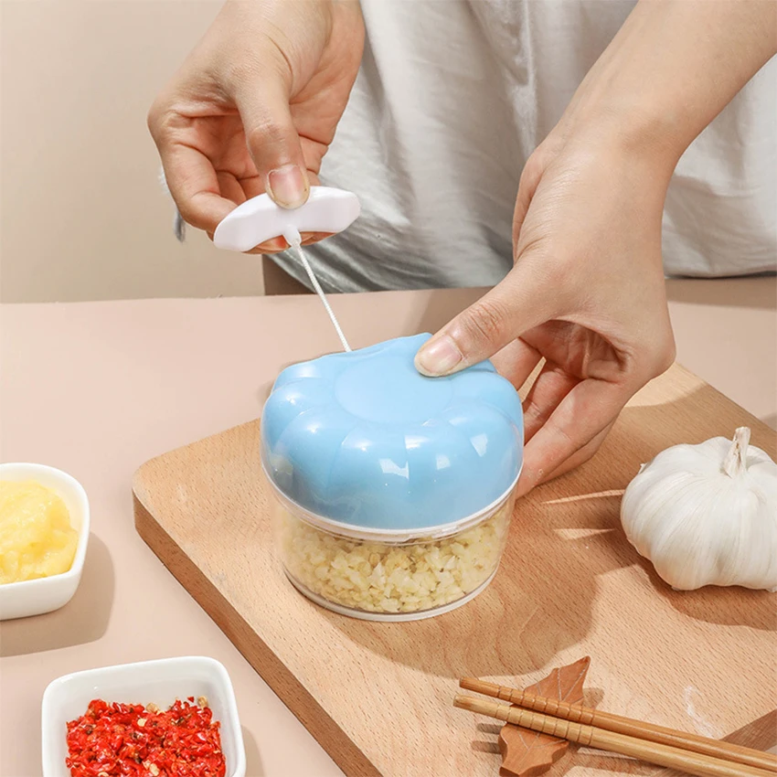 Ручной пресс для чеснока многофункциональный зеркальный пищевой измельчитель