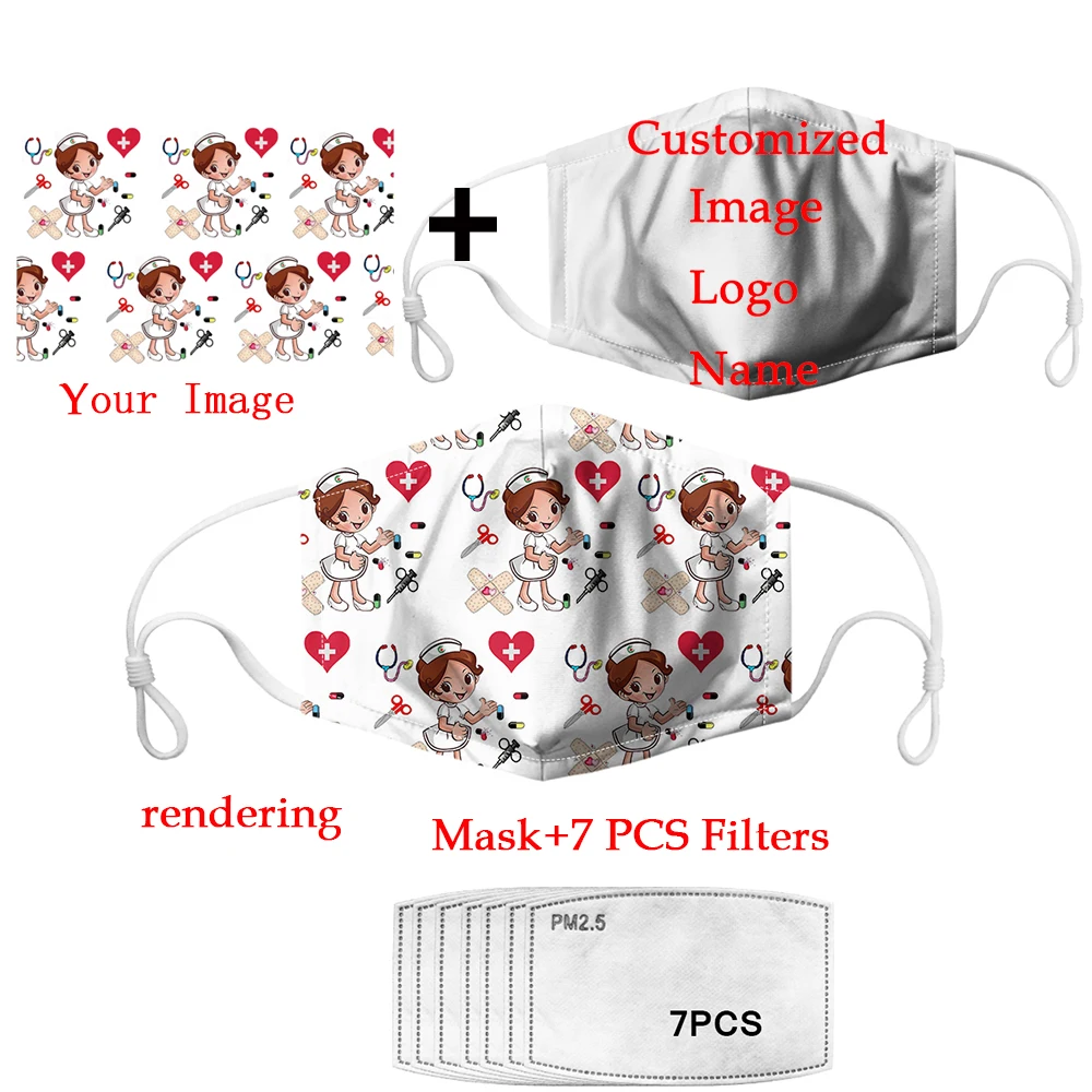 Модная унисекс маска с Ротовым лицом 3D индивидуальное изображение логотип