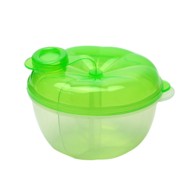 pumpkin green 3 Слои детское молоко порошок диспенсер для Еда контейнер Герметичная Кружка для путешествий для Еда ящик для хранения грудного молока ящик для хранения - Цвет: pumpkin green