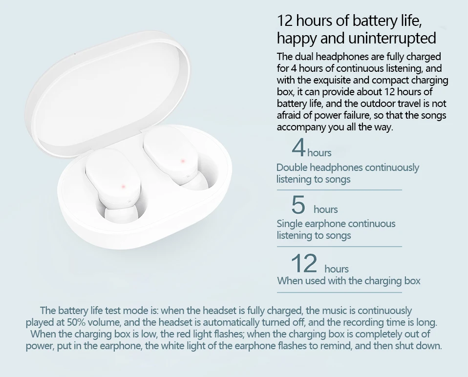 New Xiaomi MIjia Airdots earphone TWS Bluetooth 5.0 Earphone Youth Version Touch Control with Charging Box white mini in stock