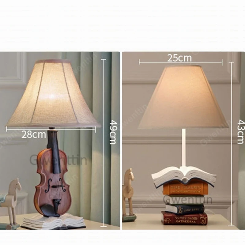 Современное искусство домашний декор настольные лампы Смола Спальня