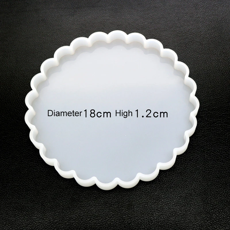 

Подставка силиконовая форма креативная форма для литья смолы подставки поднос базовая форма DIY Изготовление ювелирных изделий бетонный Де...