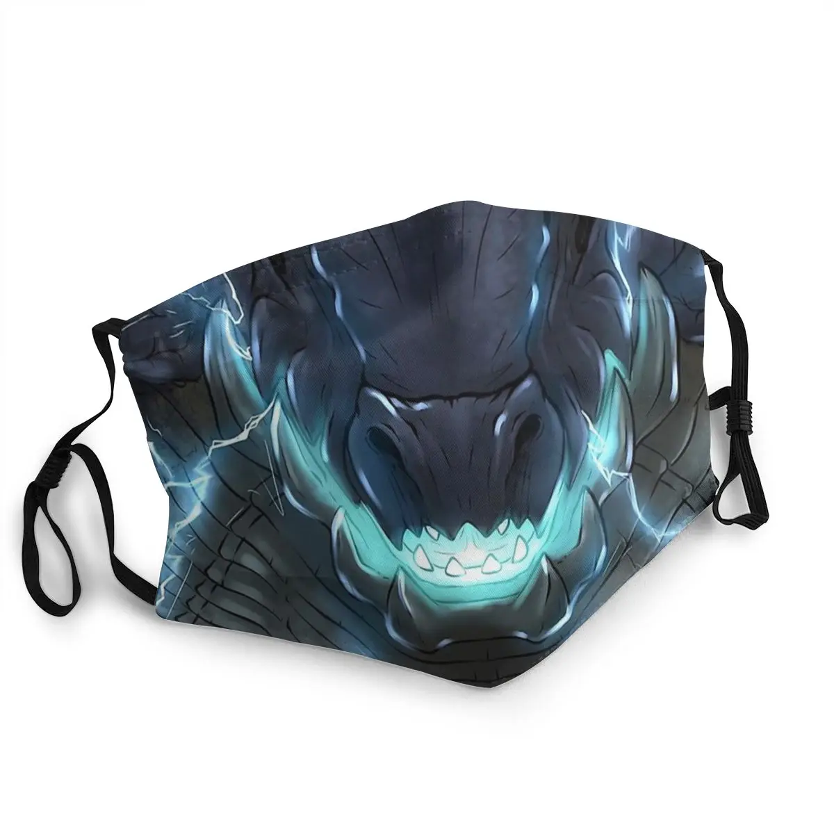 

Abyssal Lagiacrus Washable Mascarillas Mouth Mask Monster Hunter Felyne Palico Game Reusable Face Masks Anti Haze Mask