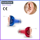 Слуховые аппараты, аудиофоны звук In-Ear усилитель K40 супер мини слуховой аппарат для пожилых, слуховой аппарат