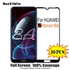 10 шт. защита для экрана закаленное стекло 100% полное покрытие для Huawei Honor 8A Защита от царапин защитная Пленка чехол для Honor 8 A стекло