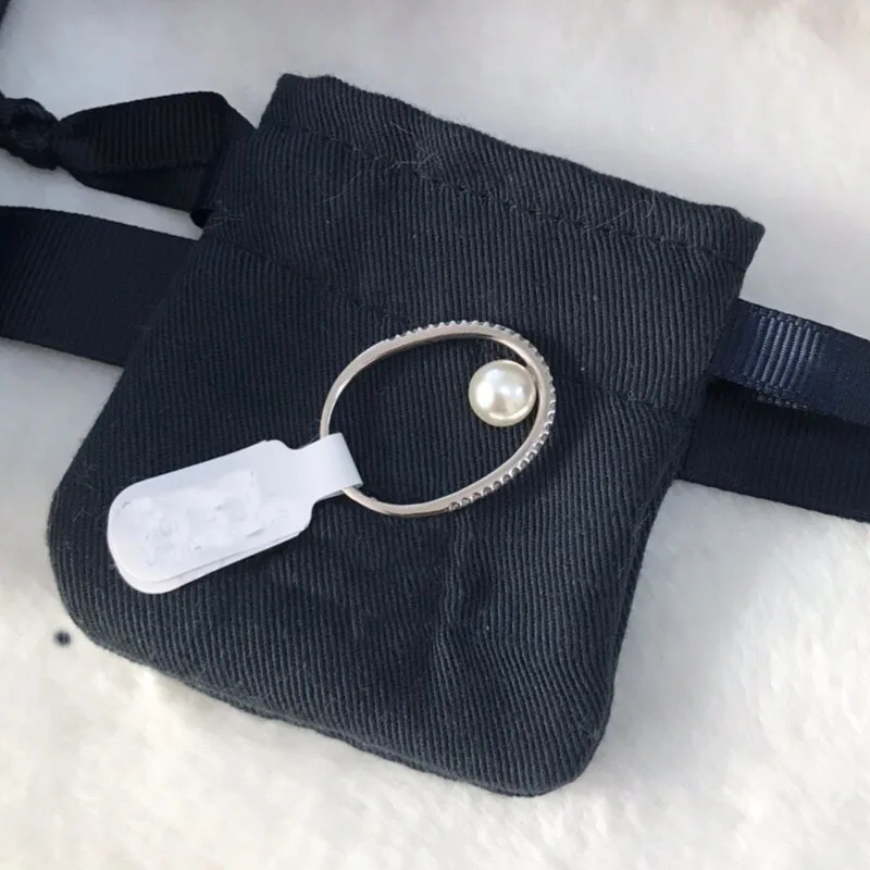 UMGODLY роскошное Брендовое чистое кольцо с камнями из циркония жемчужное для