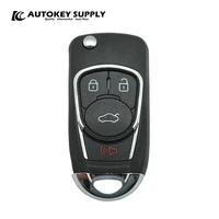 akfdc437 autokeysupply 31 buttons remote flip key apply for modified ford 315433mhz without blade akfdc437