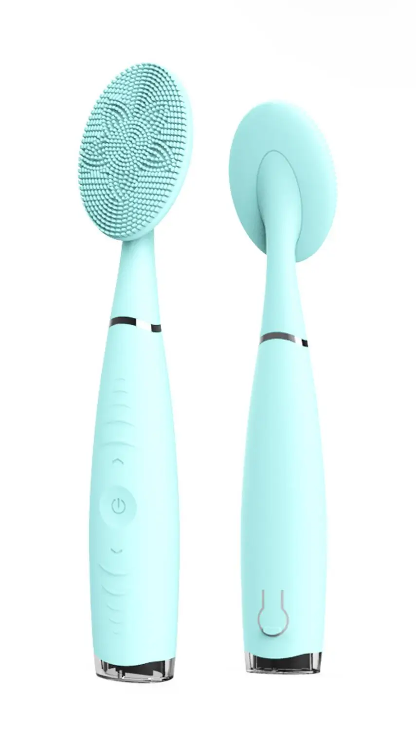 Beauty Instrumen Sonic Щетка для очищения лица Вибрация Мини Очиститель силиконовая