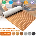 Самоклеящийся настил из тикового дерева, ЭВА-пена, искусственный настил для лодки, 600x24x5 мм