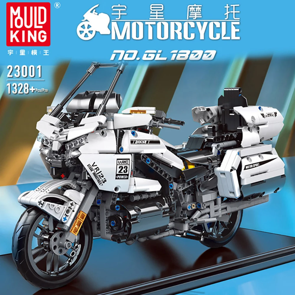 

MOULD KING MOC High-Tech Motorized Car The Fast RC Motorized Motorcycle Model Building Blocks Bricks Kids Christmas Toys Gifts