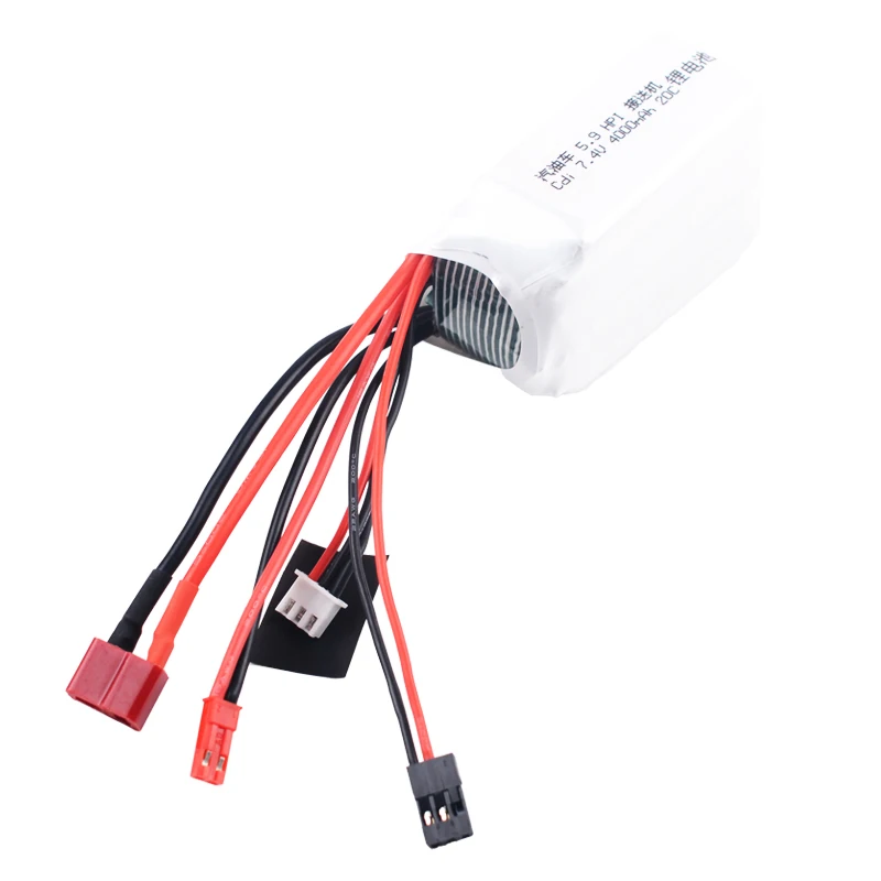 

New HPI gasoline 5.9 2s7.4v 4000mAh 20c car model CDI receiver remote control car lithium battery