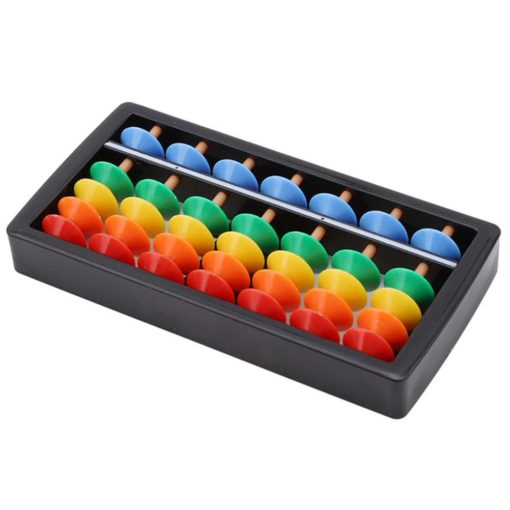 

Children'S Math Calculation 7 Gear Abacus Toy Calculation Tool Math Learning Education Educational Arithmetic Toys Gift