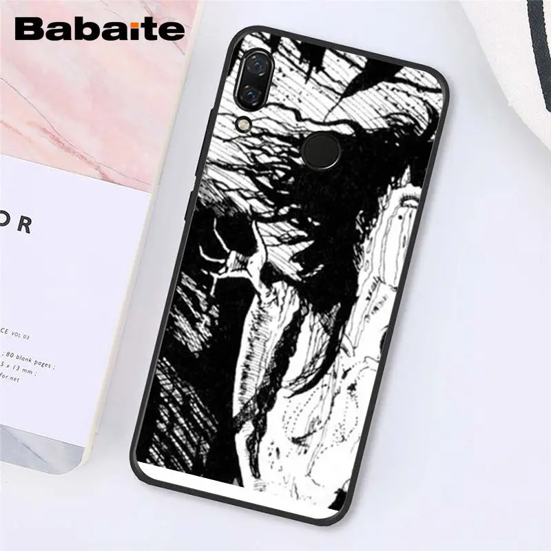 A14 Babaite Джунджи Ito футболки ужас чехол для телефона для Xiaomi Redmi8 4X 6A S2 Go Redmi 5 5Plus Note4 5 7 Note8Pro - Цвет: A14