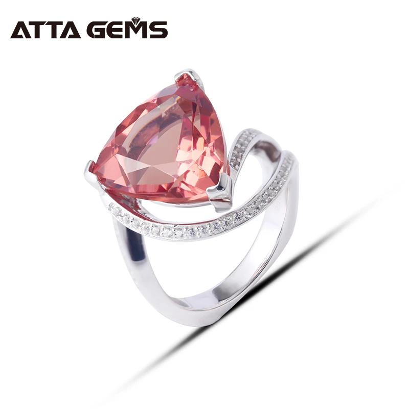 Женские серебряные кольца с драгоценными камнями обручальные 8 каратами для