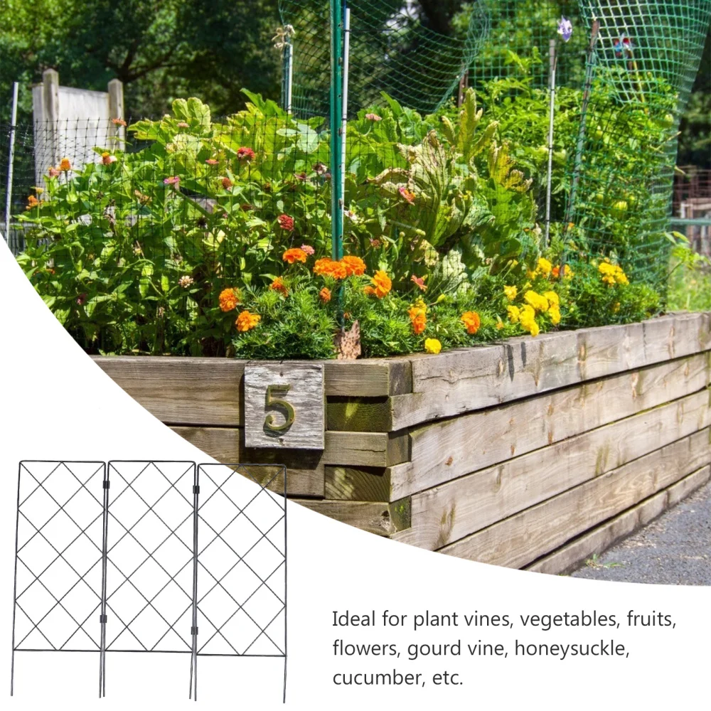 

Garden Plant Climbing Frame Stand Folding Plant Vine Climbing Bracket Trellis