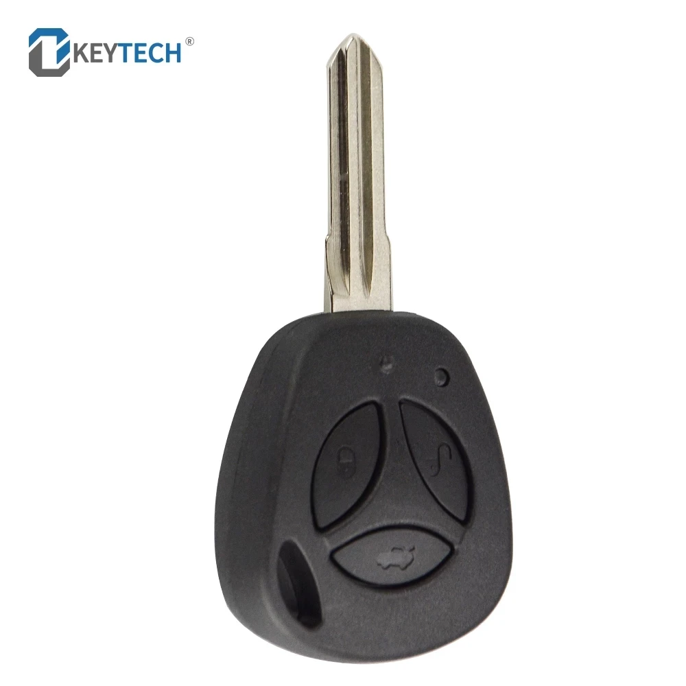 Чехол для ключа от автомобиля OkeyTech с 3 кнопками Lada Priora Kalina Vesta Гранта