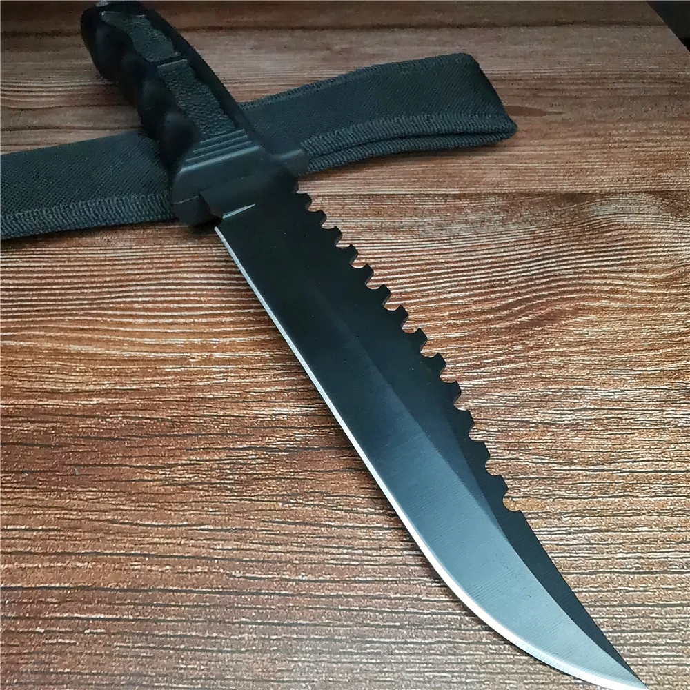 Охотничий нож с фиксированным лезвием лезвие из стали 9CR18MOV 265 мм прямой походные