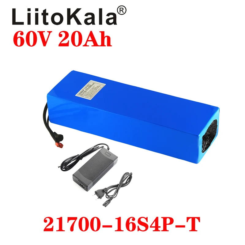

LiitoKala 60V 20ah electric scooter bateria 60V 20AH Electric Bicycle Lithium Battery Scooter 60V 1000W 2000W ebike battery