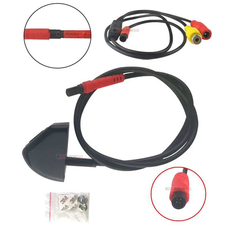 

Koorinwoo Parktonic Car Parking Sensor Set 6 Car Monitor Rearview Mirror 2 Front Probe Car Parking camra System Car Detector 4