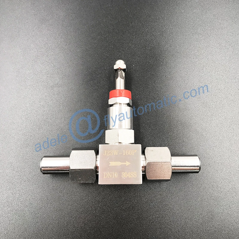 J23W-160P DN10 сварной игольчатый клапан из нержавеющей стали 304 с двойным соединением