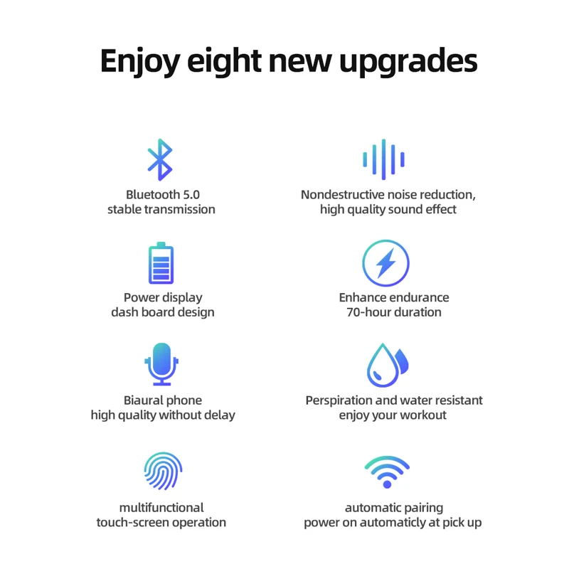 Padear ES НОВЫЕ наушники для bluetooth-гарнитуры беспроводные наушники отпечатков пальцев сенсорные Bluetooth наушники бас для Iphone Xiaomi Android
