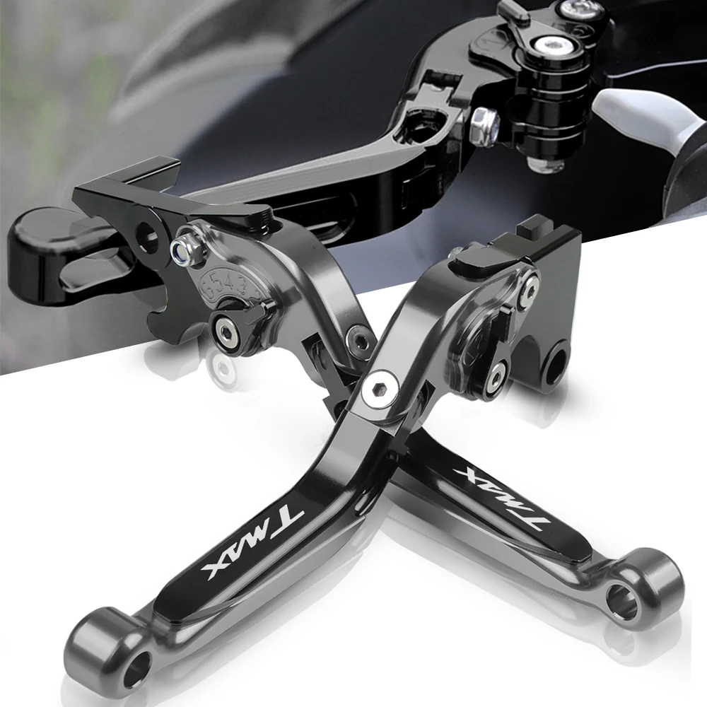 

For YAMAHA TMAX500 TMAX530 TMAX T-MAX T MAX 500 530 2008-2018 Motorcycle Accessories Folding Extendable Brake Clutch Levers