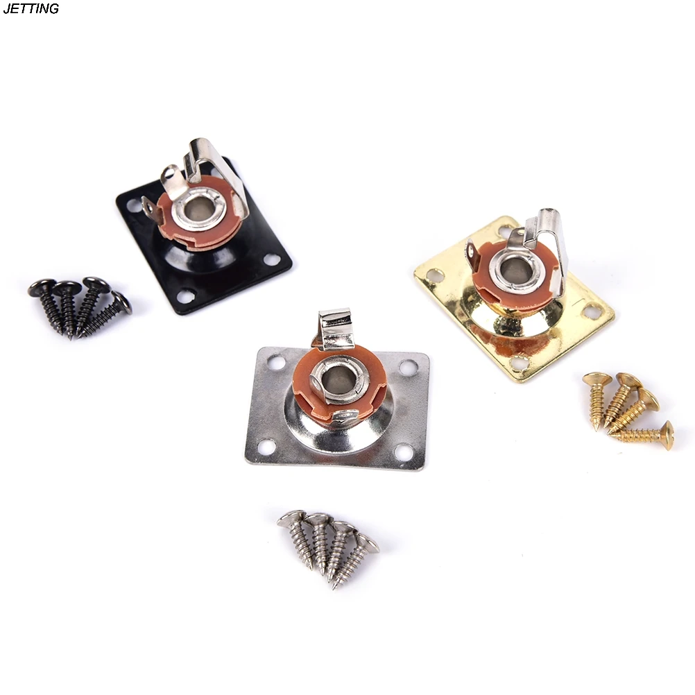 ИРИН гнездо для электрогитары 1/4 разъем вход/выход теле гитары цвета: золотистый