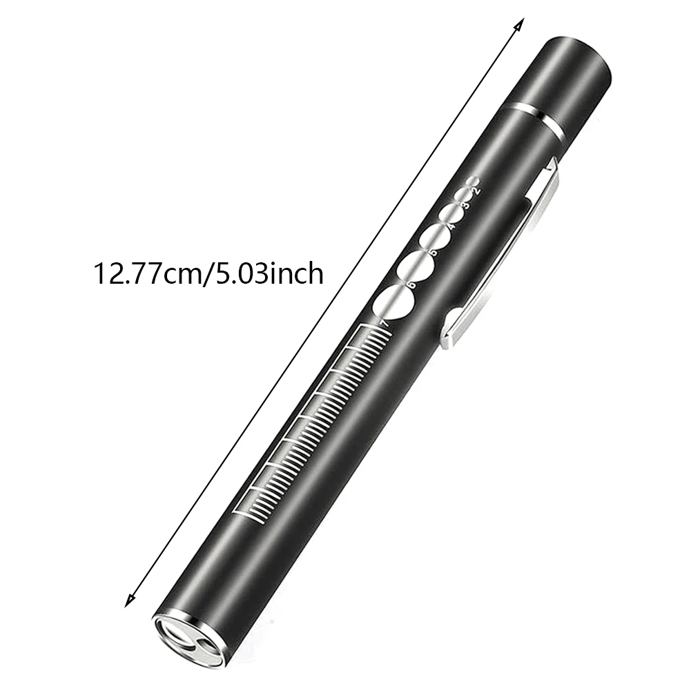 

Portable Pen Light Dual Light Source LED Pen Torch Car Maintenance Work Torch, Dentist Lighting Rechargeable Penlight With Clip