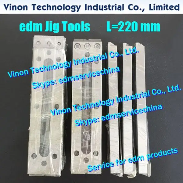 

edm Jig Holer Clamps Fixture L=220x50Wx15tmm, Wire EDM Fixture Board Stainless Jig Tool 220mm Long For Clamping and Leveling